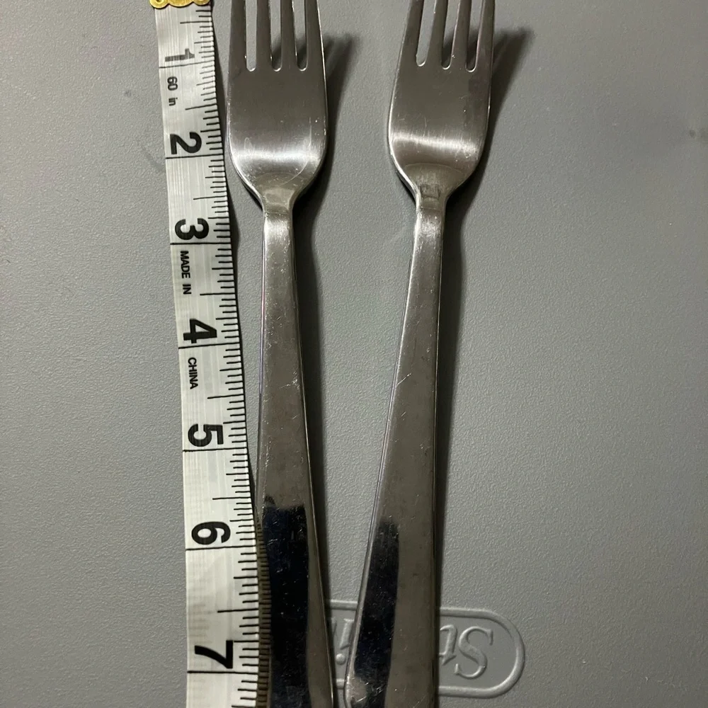 IKEA Silver Flatware Dining Forks Elegant Design